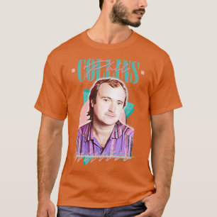 Phil Collins Retro 80er Ästhetische Fan Design Tas T-Shirt