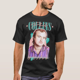 Phil Collins Retro 80er Ästhetisches Fan Design T-Shirt