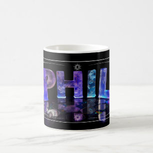 Phil - der NamensPhil in 3D beleuchtet Tasse