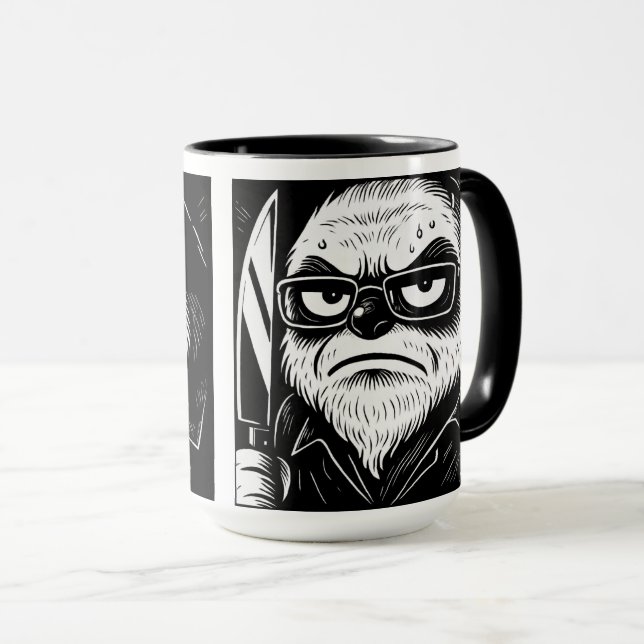 Phil Elmore Angry Sloth Tasse (VorderseiteRechts)