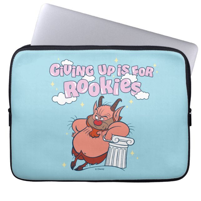 Phil - Giving Up is for Rookies Laptop Sleeve (Vorderseite)