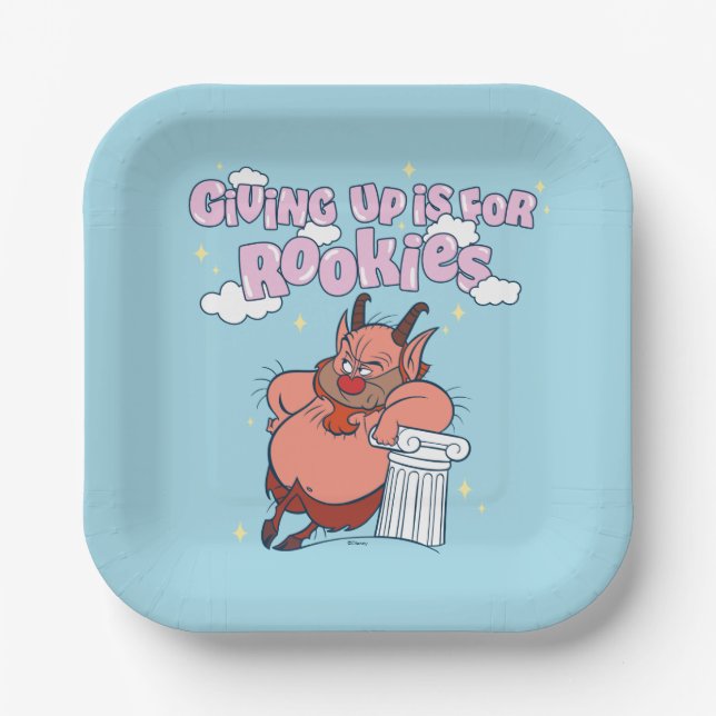 Phil - Giving Up is for Rookies Paper Plates Pappteller (Vorderseite)