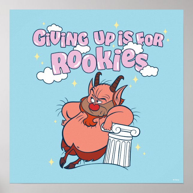 Phil - Giving Up is for Rookies Poster (Vorne)