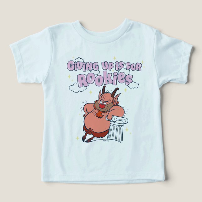 Phil - Giving Up is for Rookies Toddler T-shirt (Design Vorderseite)