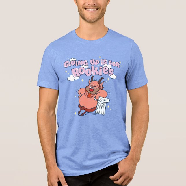 Phil - Giving Up is for Rookies Tri-Blend Shirt (Vorderseite)