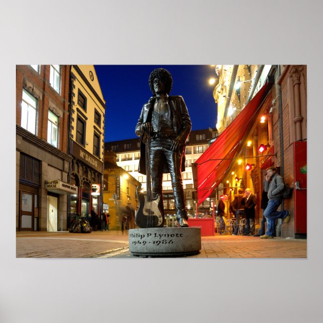 Phil Lynott Sculpture/Dublin Poster (Vorne)