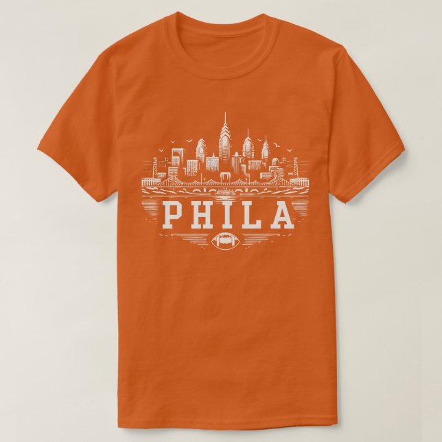 Phila Skyline T-Shirt (Design vorne)