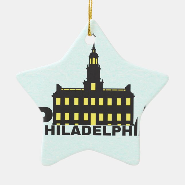 Philadelphia 1 keramikornament (Vorne)