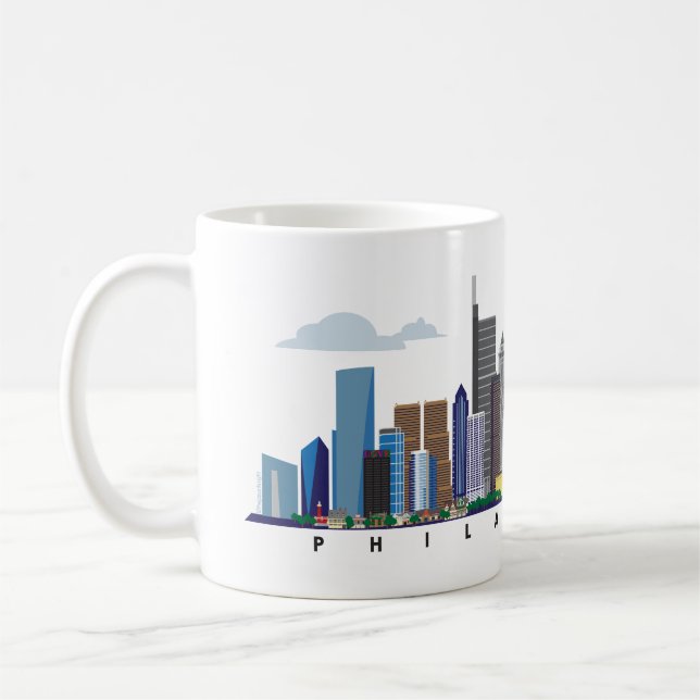 Philadelphia 2023 Panorama Kaffeetasse (Links)