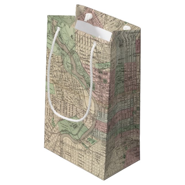 Philadelphia 3 kleine geschenktüte (Rückseite Schrägansicht)