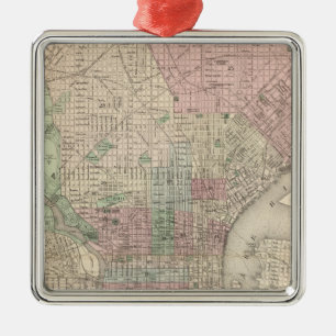 Philadelphia 3 silbernes ornament