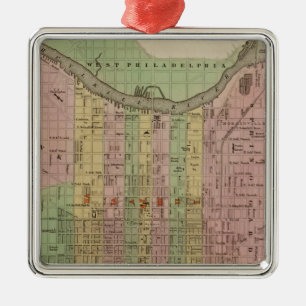 Philadelphia 6 silbernes ornament