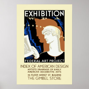 Philadelphia American Design Ausstellung Poster