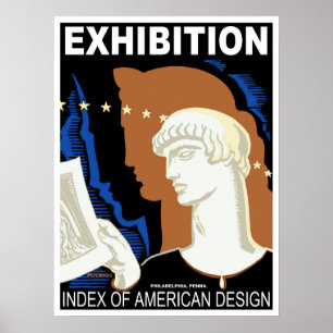 Philadelphia American Design Exhibition Poster