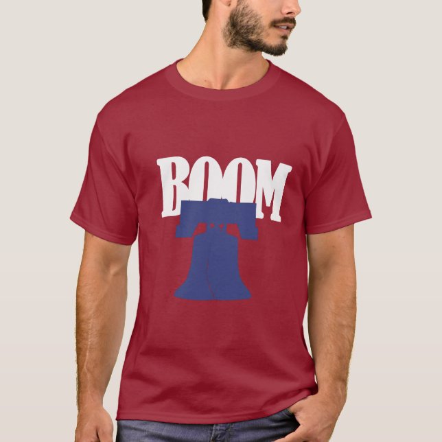 Philadelphia-Baseball-Boom-Shirt T-Shirt (Vorderseite)