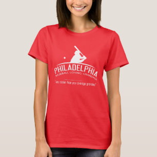 Philadelphia-Baseball-liebevolle Großmutter - T-Shirt