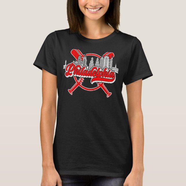 Philadelphia Baseball T-Shirt (Vorderseite)