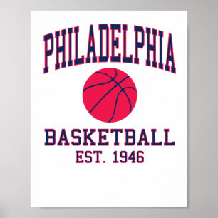 Philadelphia Basketball Poster