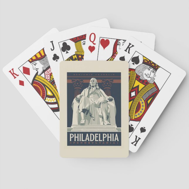 Philadelphia | Benjamin-Franklin-Institut Spielkarten (Rückseite)