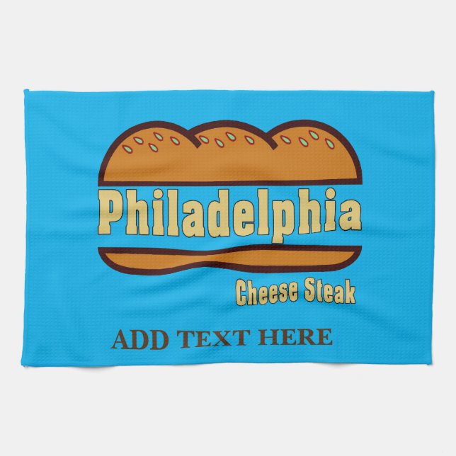 Philadelphia Cheese Steak Design Küchentücher (Horizontal)