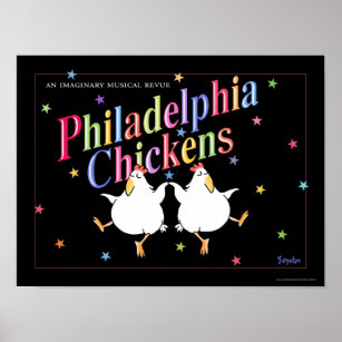 PHILADELPHIA CHICKENS-Poster von Sandra Boynton Poster