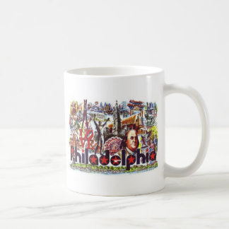 Philadelphia-Collage Kaffeetasse