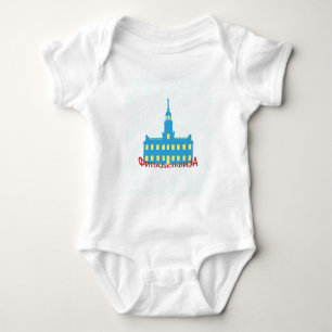 Philadelphia cyrillic baby strampler