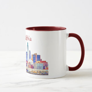 Philadelphia-Farbskizze-Tasse Tasse