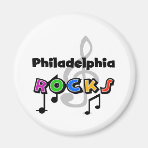 Philadelphia-Felsen Magnet