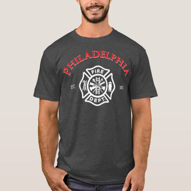 Philadelphia Fire Rescue Department Pennsylvania T-Shirt (Vorderseite)
