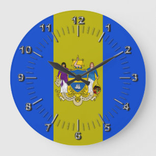Philadelphia-Flagge Große Uhr