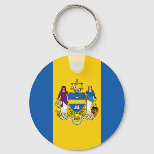 Philadelphia-Flagge Schlüsselanhänger