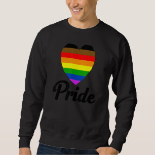 Philadelphia Gay Pride Rainbow Word Design Sweatshirt