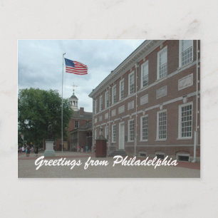 Philadelphia Independence Hall Postkarte
