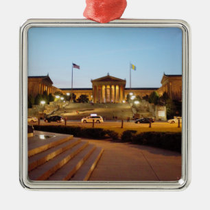 Philadelphia-Kunstmuseum-Verzierung Silbernes Ornament