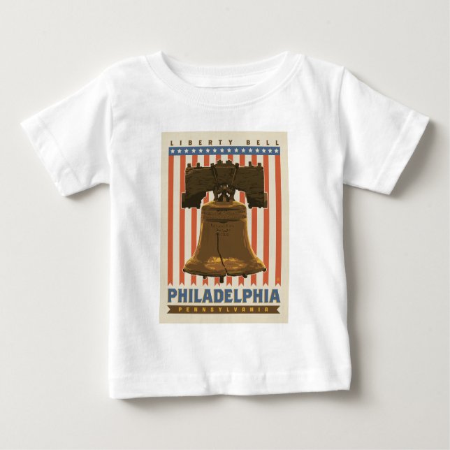 Philadelphia | Liberty Bell Baby T-shirt (Vorderseite)