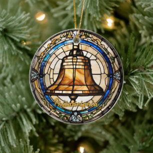 Philadelphia Liberty Bell Keramik Ornament