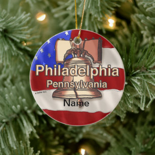Philadelphia Liberty Bell Keramikornament