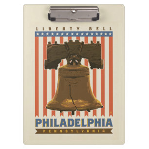 Philadelphia Liberty Bell Klemmbrett