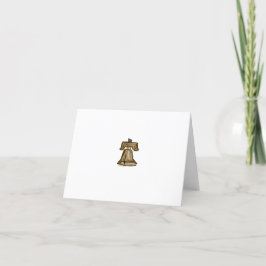 Philadelphia Liberty Bell Notecard Dankeskarte