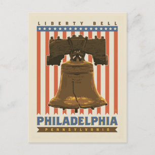 Philadelphia   Liberty Bell Postkarte