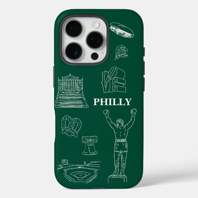 Philadelphia-Liebhaber Case-Mate iPhone Hülle (Rückseite)