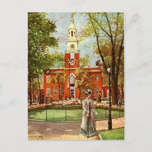 Philadelphia Old City Postcard Postkarte (Vorderseite)