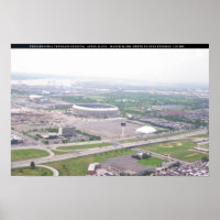 Philadelphia PA Veterans Stadion Luft View