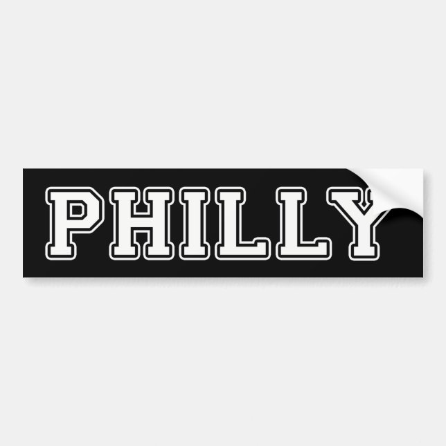Philadelphia Pennsylvania Autoaufkleber (Vorne)