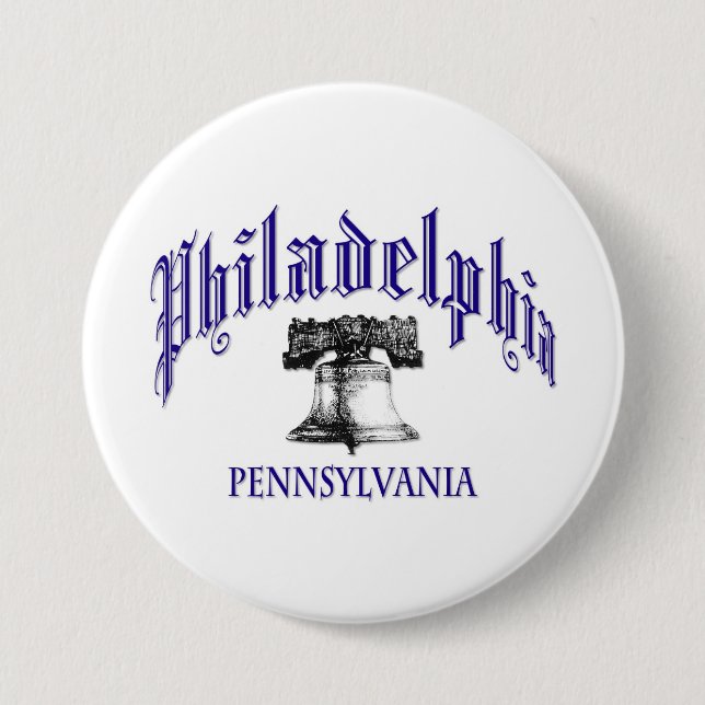 Philadelphia Pennsylvania Button (Vorderseite)