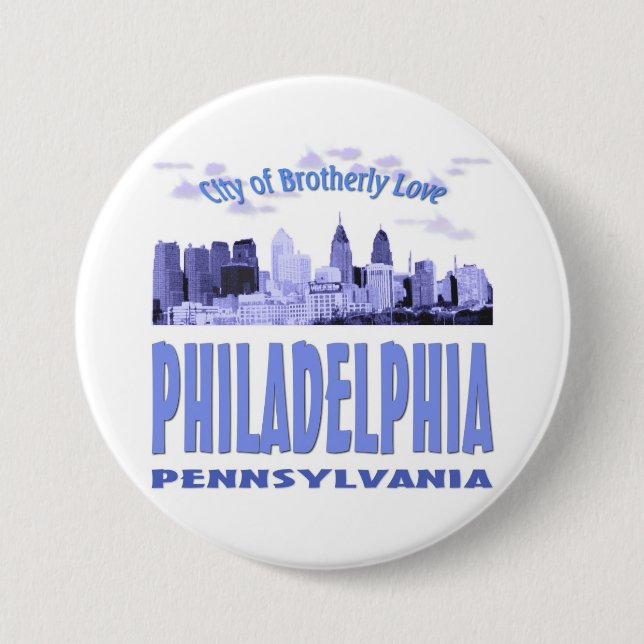 Philadelphia Pennsylvania Button (Vorderseite)