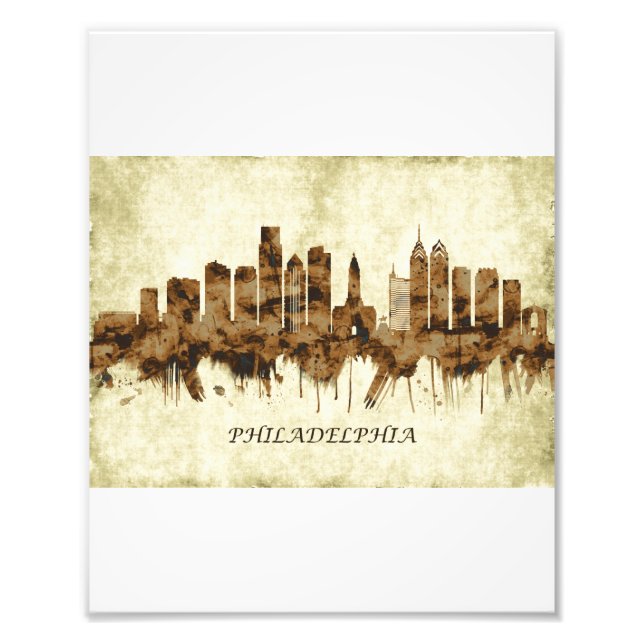 Philadelphia Pennsylvania Cityscape Fotodruck (Vorne)