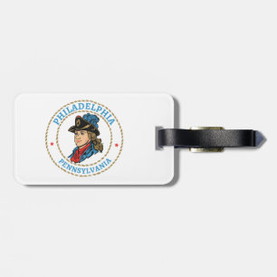 Philadelphia Pennsylvania Colonial Gepäckanhänger