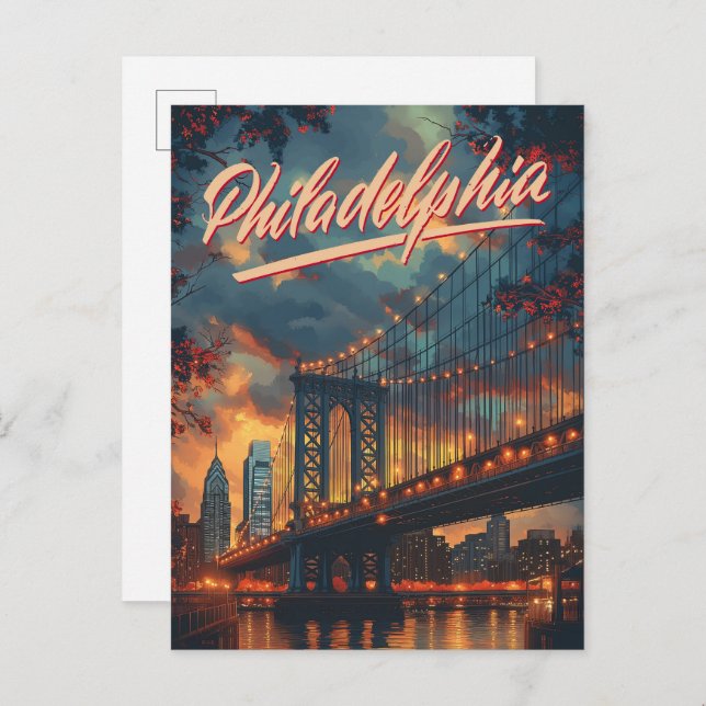 Philadelphia, Pennsylvania: Ein Vintages Postkarte (Vorne/Hinten)